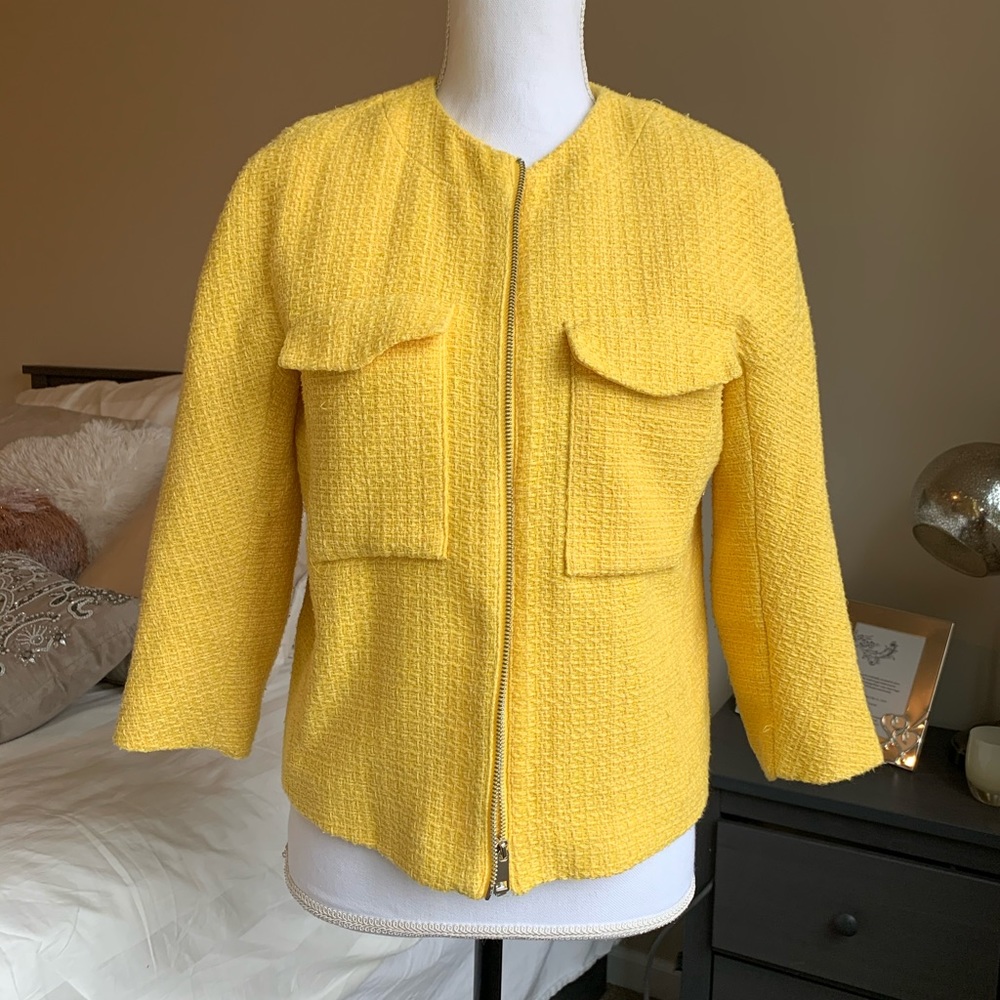 H&M Tweed boxy Jacket